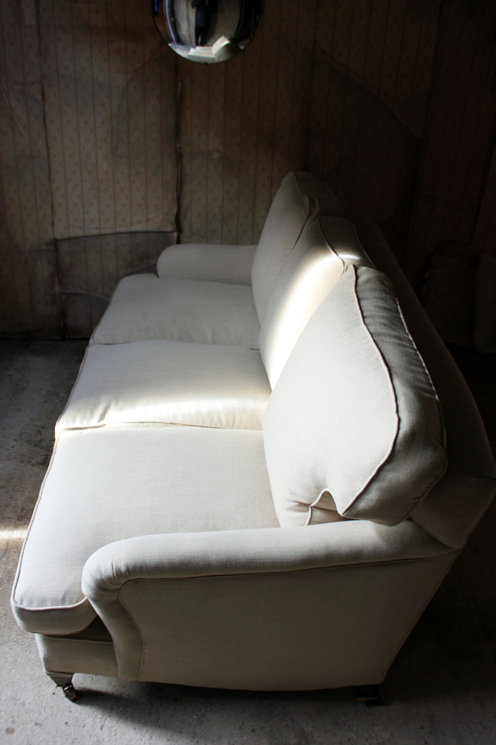 A Fine Quality Upholstered Victorian Three-Seater Sofa in the Manner of Howard & Sons c.1890-1900