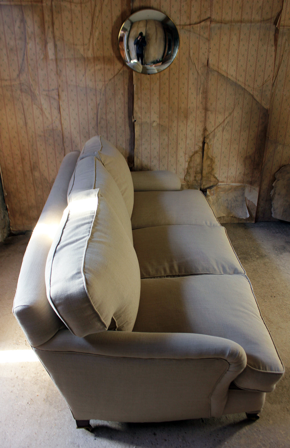 A Fine Quality Upholstered Victorian Three-Seater Sofa in the Manner of Howard & Sons c.1890-1900