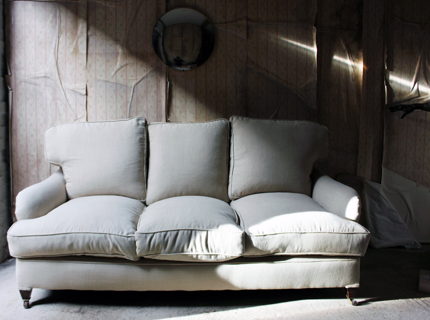A Fine Quality Upholstered Victorian Three-Seater Sofa in the Manner of Howard & Sons c.1890-1900