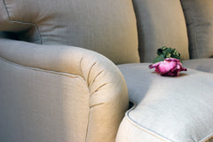 A Fine Quality Upholstered Victorian Three-Seater Sofa in the Manner of Howard & Sons c.1890-1900