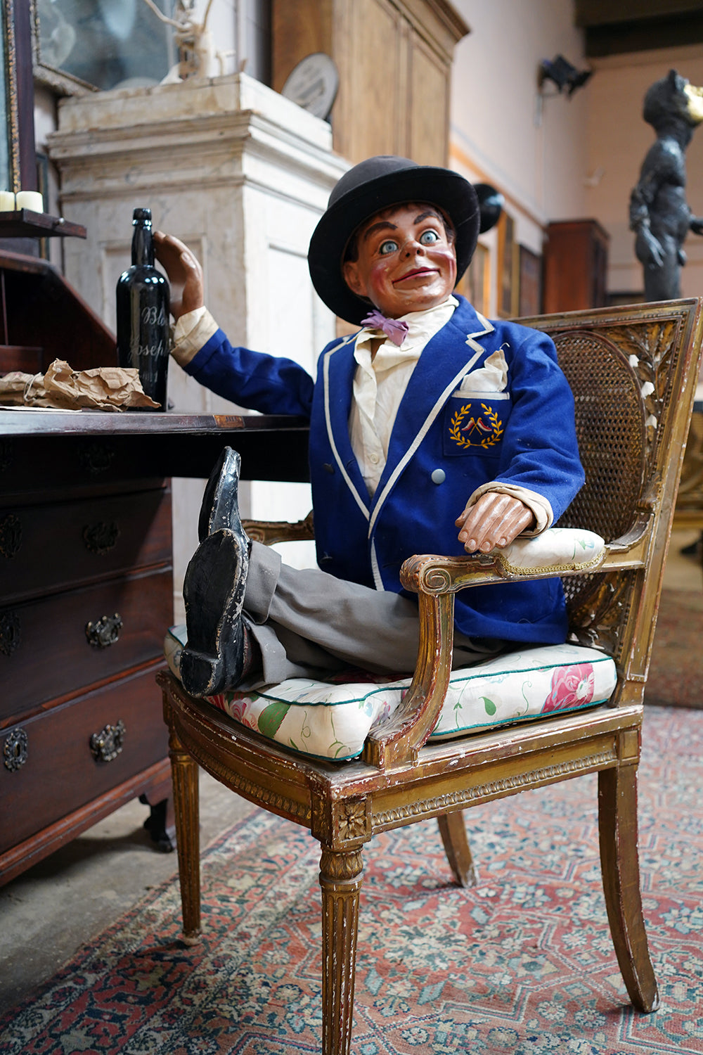 A Good Mid-20thC Ventriloquist's Dummy By Leonard Insull c.1940