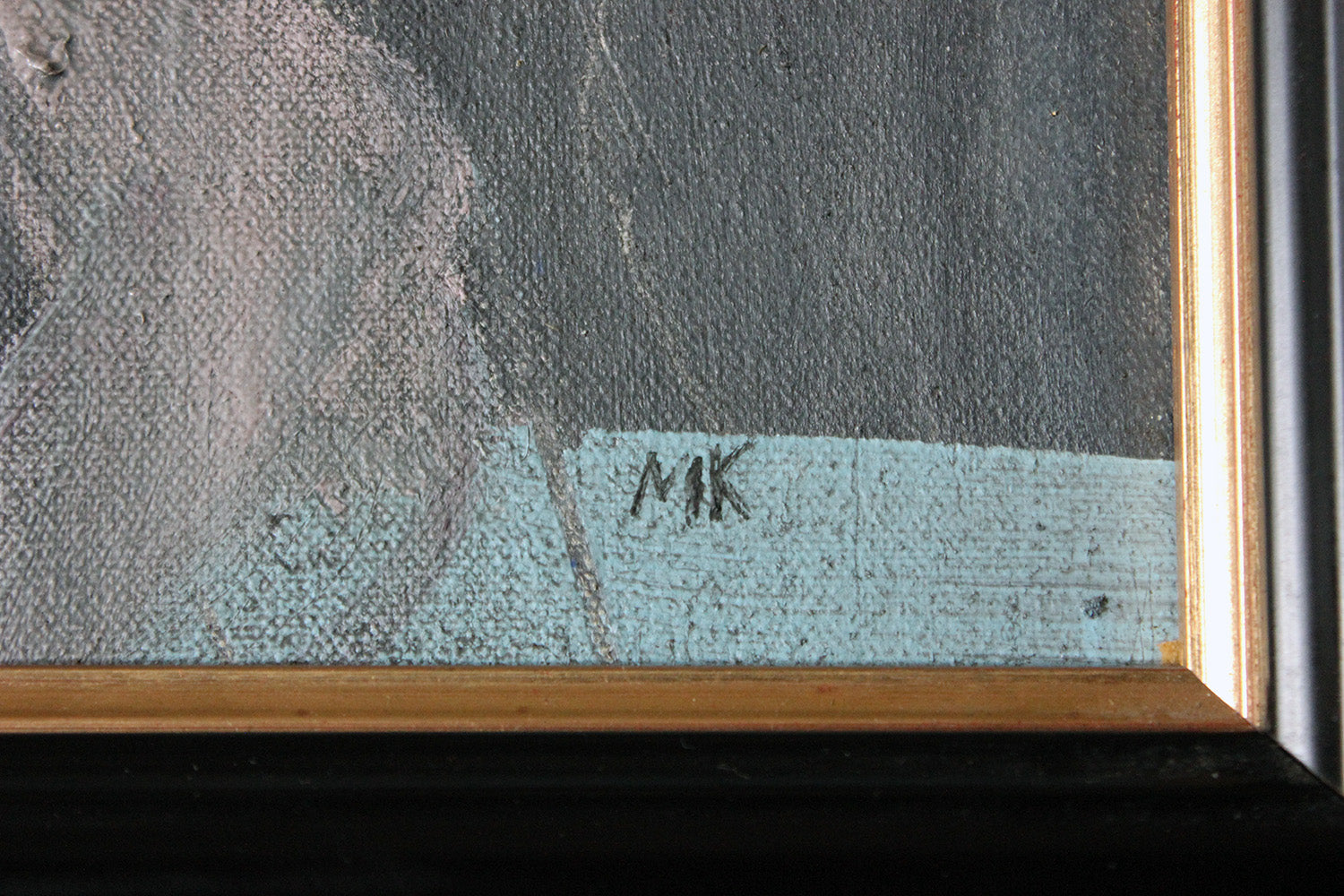 A 21stC Irish Abstract School Oil on Canvas Painting; Inhabit Ever Onwards; M.K.