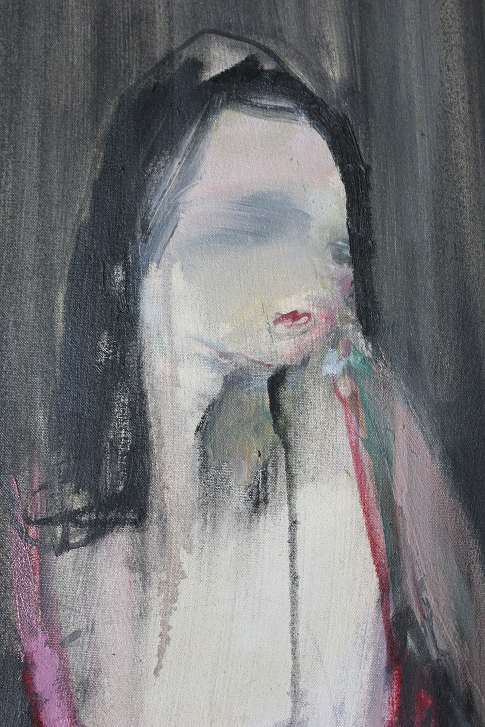 A 21stC Irish Abstract School Oil on Canvas Painting; Inhabit Ever Onwards; M.K.