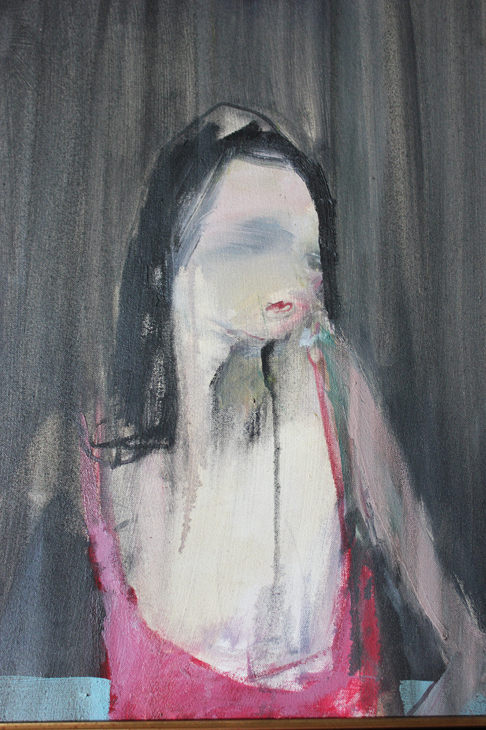 A 21stC Irish Abstract School Oil on Canvas Painting; Inhabit Ever Onwards; M.K.
