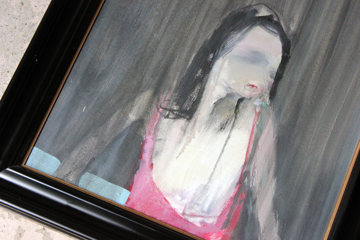 A 21stC Irish Abstract School Oil on Canvas Painting; Inhabit Ever Onwards; M.K.