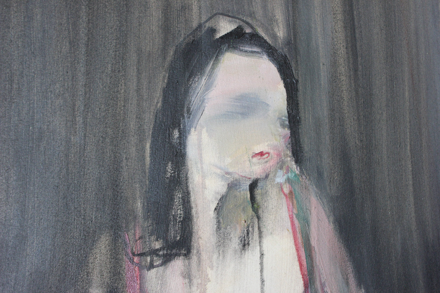 A 21stC Irish Abstract School Oil on Canvas Painting; Inhabit Ever Onwards; M.K.