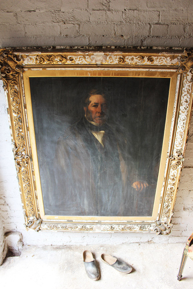 A Fine c.1854 English School Portrait of Philip Williams (b.1798) of Wednesbury Oak Ironworks by John Calcott Horsley RA (1817-1903)