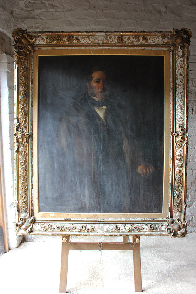 A Fine c.1854 English School Portrait of Philip Williams (b.1798) of Wednesbury Oak Ironworks by John Calcott Horsley RA (1817-1903)