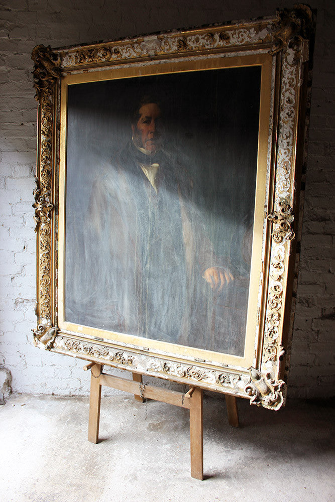 A Fine c.1854 English School Portrait of Philip Williams (b.1798) of Wednesbury Oak Ironworks by John Calcott Horsley RA (1817-1903)