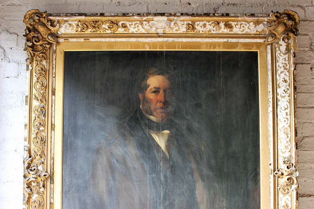 A Fine c.1854 English School Portrait of Philip Williams (b.1798) of Wednesbury Oak Ironworks by John Calcott Horsley RA (1817-1903)