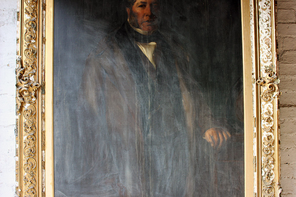 A Fine c.1854 English School Portrait of Philip Williams (b.1798) of Wednesbury Oak Ironworks by John Calcott Horsley RA (1817-1903)