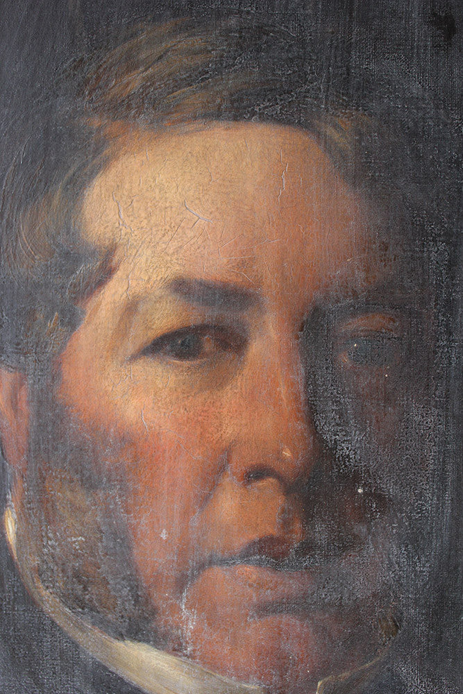 A Fine c.1854 English School Portrait of Philip Williams (b.1798) of Wednesbury Oak Ironworks by John Calcott Horsley RA (1817-1903)