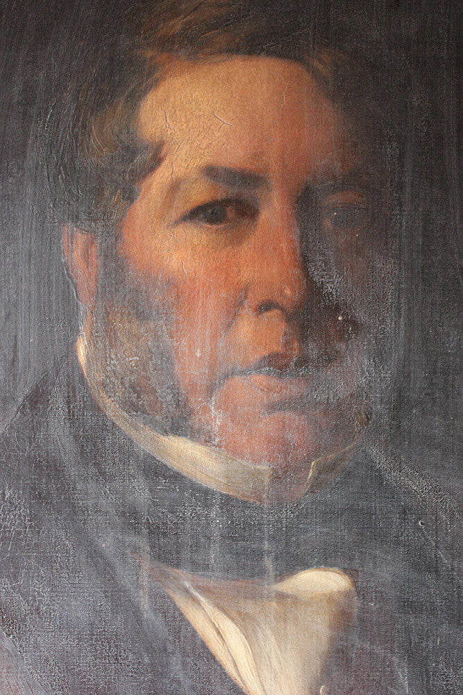 A Fine c.1854 English School Portrait of Philip Williams (b.1798) of Wednesbury Oak Ironworks by John Calcott Horsley RA (1817-1903)
