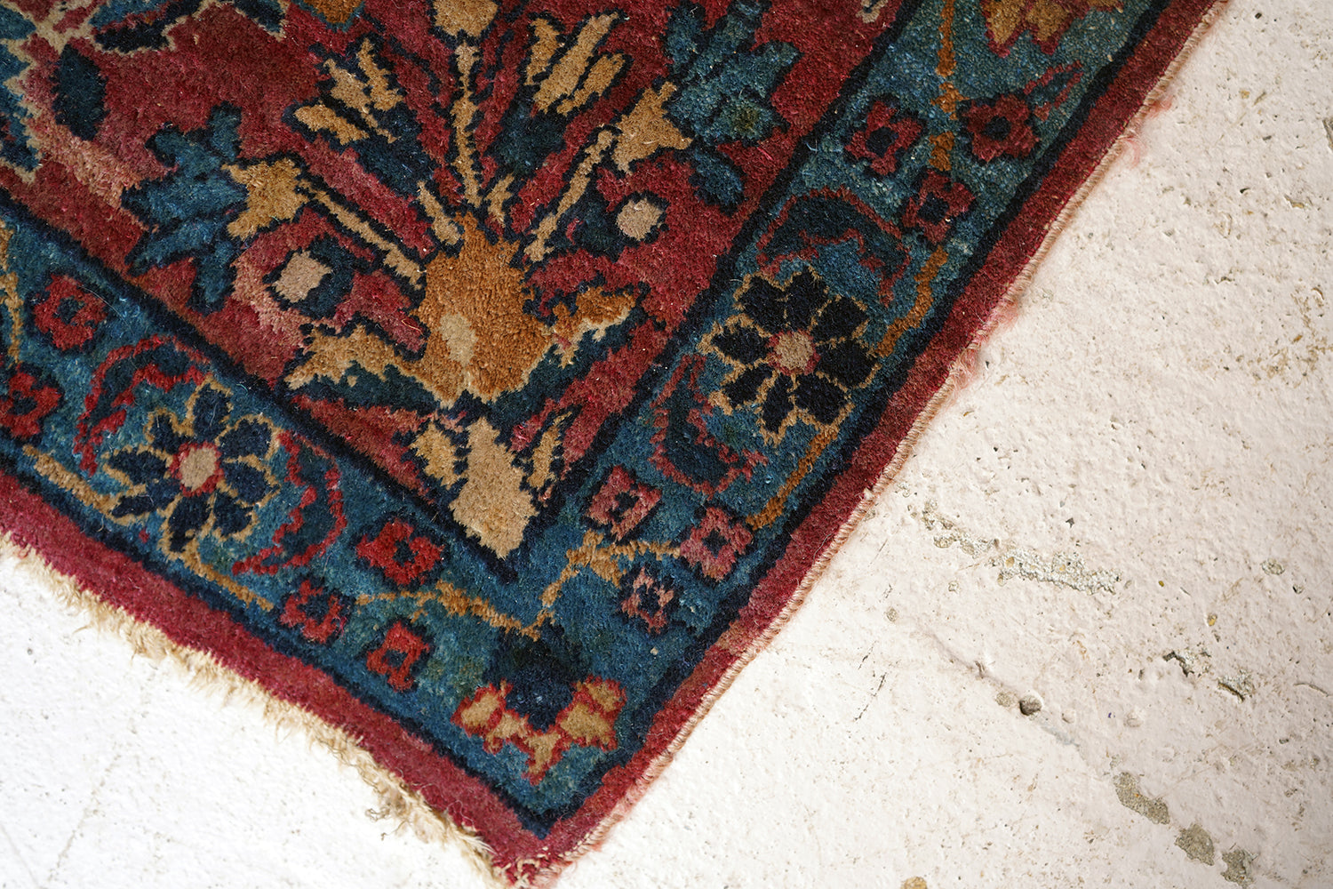 A Good 19thC Country House Isfahan Tree Of Life Rug c.1880