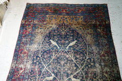 A Good 19thC Country House Isfahan Tree Of Life Rug c.1880