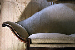 A 19thC Italian Stained Beech Gondola Settee