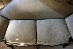 A 19thC Italian Stained Beech Gondola Settee