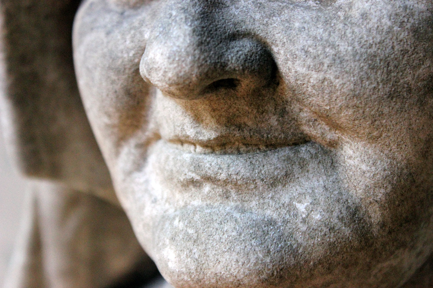 A 19thC Italian Carved Marble Bust of a Nun