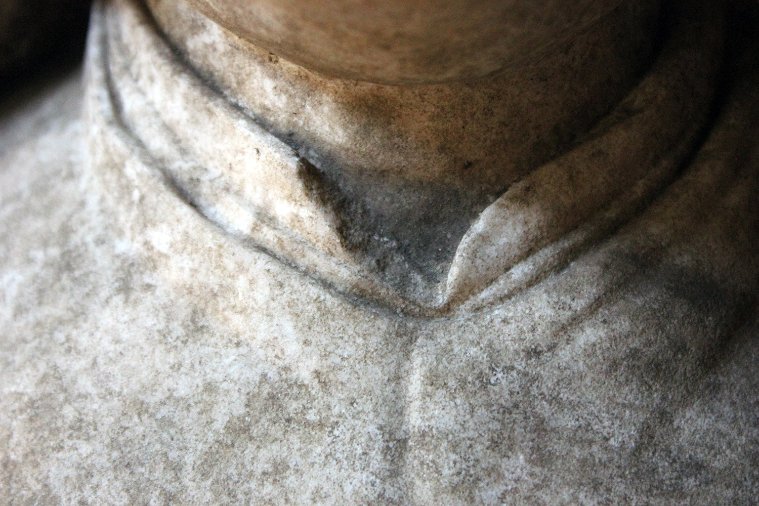 A 19thC Italian Carved Marble Bust of a Nun