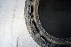 A 19thC Italian Carved Wood & Gesso Oval Wall Mirror c.1880-1900
