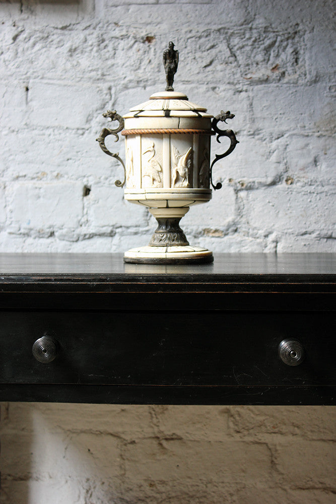 A Beautiful 19thC North Italian Ornamental Cup and Cover c.1860