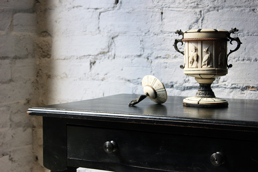 A Beautiful 19thC North Italian Ornamental Cup and Cover c.1860