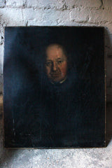A Good Mid 19thC British School Oil on Canvas Portrait of a Gentleman