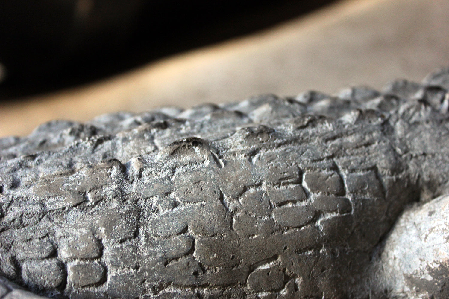 A Charming Early to Mid 20thC Lead Sculpture of a Crocodile