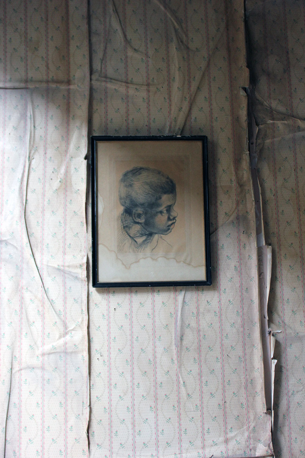 A French School Engraving by Alphonse Leroy after Paolo Veronese; Head of a Black Boy c.1870