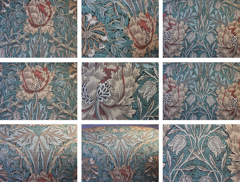 A Beautiful Liberty Fabric Upholstered Edwardian Period Three-Seater Sofa c.1910