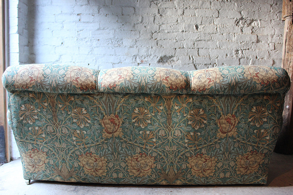 A Beautiful Liberty Fabric Upholstered Edwardian Period Three-Seater Sofa c.1910