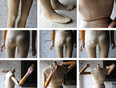 A Good Mid 20thC Life Size Articulated Shop Display Mannequin