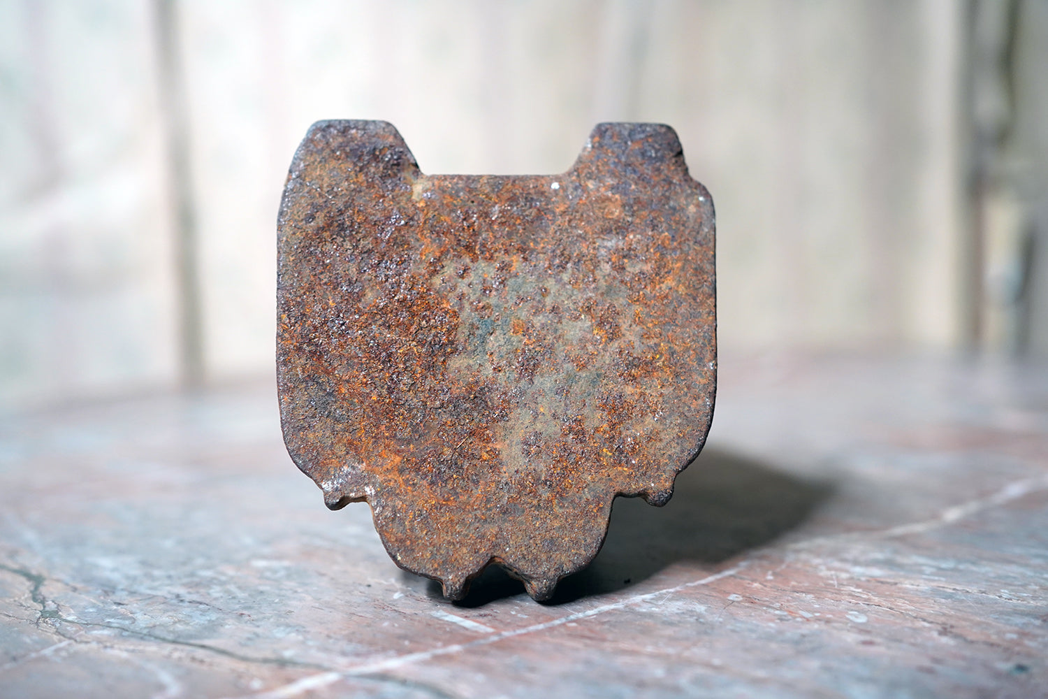 A Good 19thC Lions Paw Cast Iron Doorstop c.1820-40