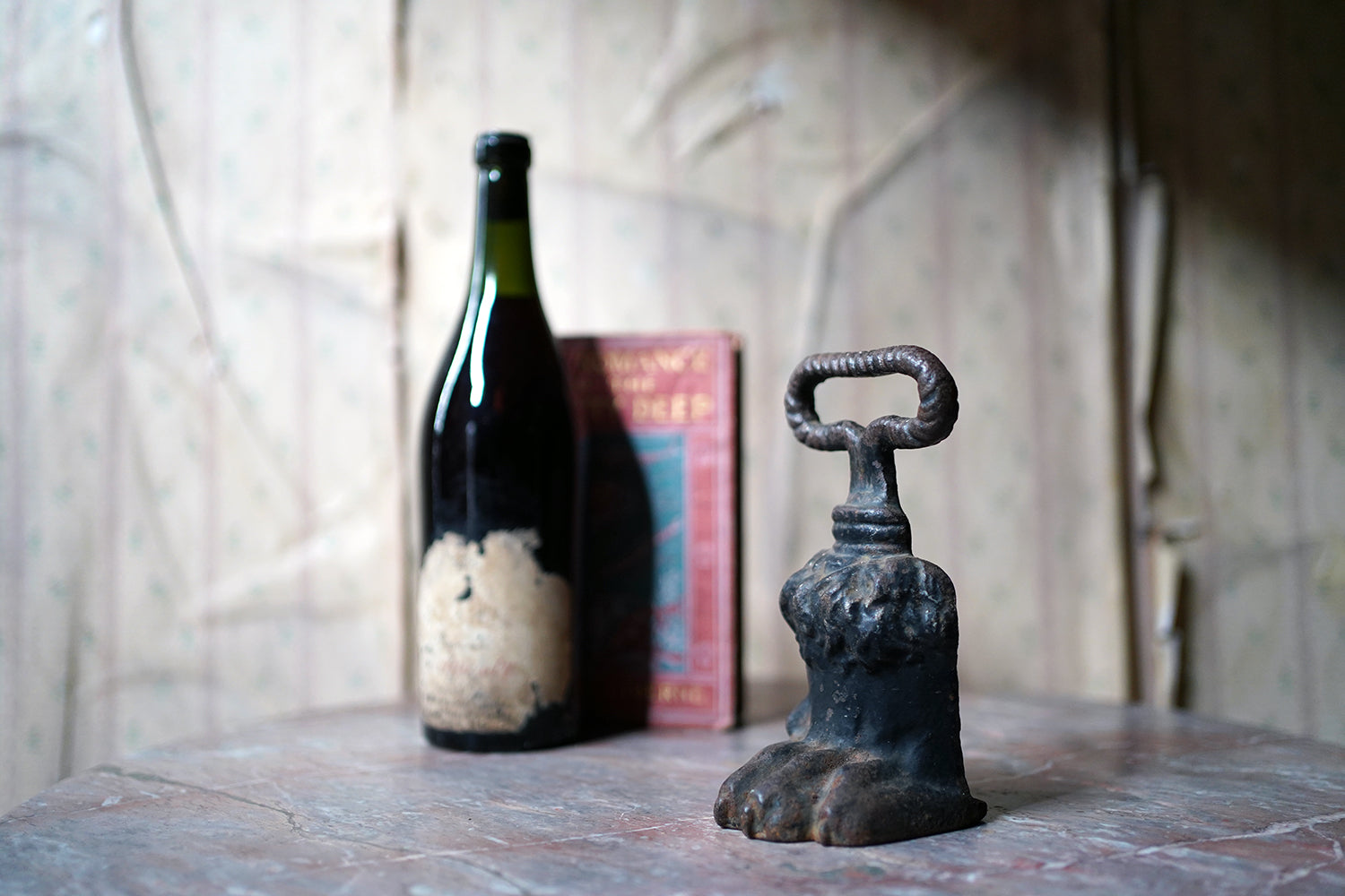 A Good 19thC Lions Paw Cast Iron Doorstop c.1820-40