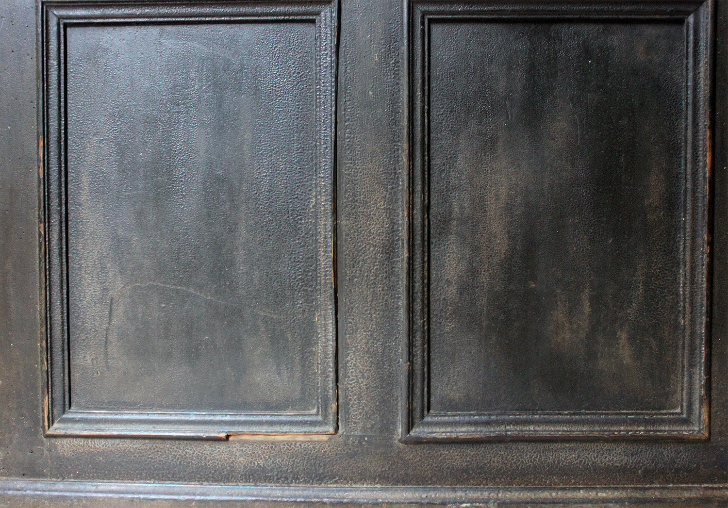 A French Louis-Philippe Period Black Painted Clerk's Desk c.1850