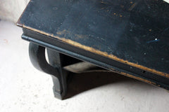 A French Louis-Philippe Period Black Painted Clerk's Desk c.1850