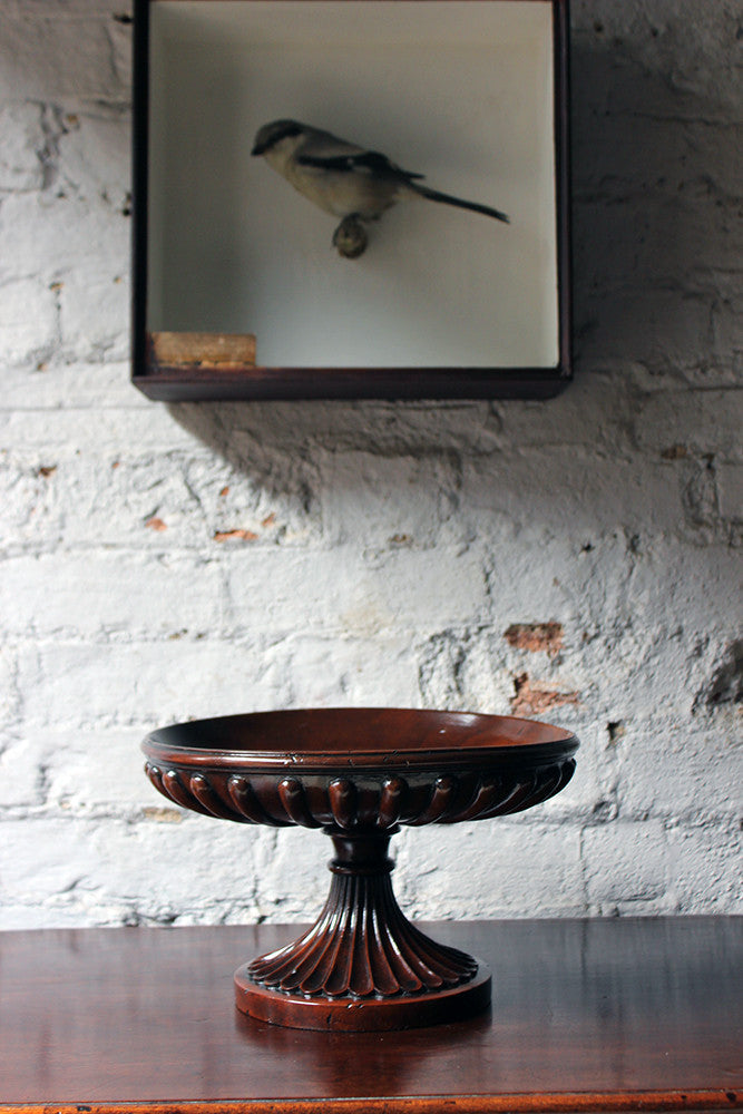 A Good George III Revival Mahogany Turned Tazza c.1910