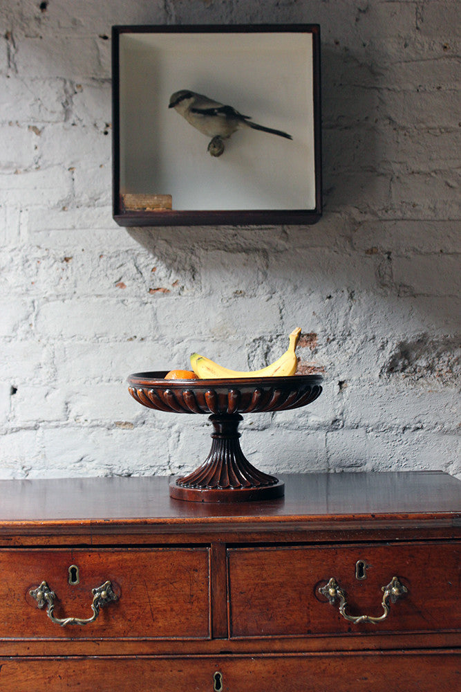 A Good George III Revival Mahogany Turned Tazza c.1910