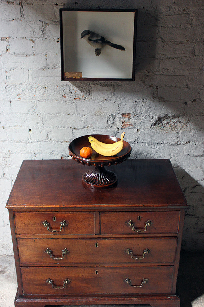 A Good George III Revival Mahogany Turned Tazza c.1910