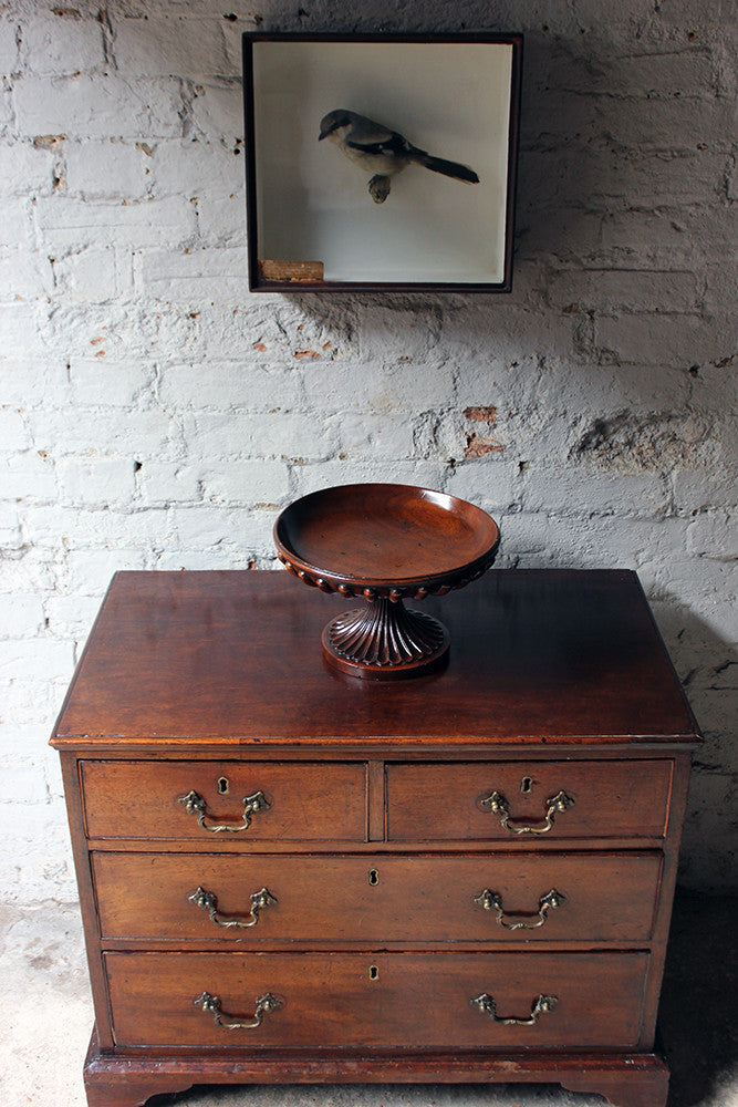 A Good George III Revival Mahogany Turned Tazza c.1910