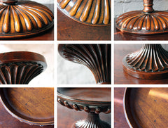 A Good George III Revival Mahogany Turned Tazza c.1910