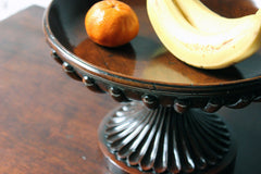 A Good George III Revival Mahogany Turned Tazza c.1910