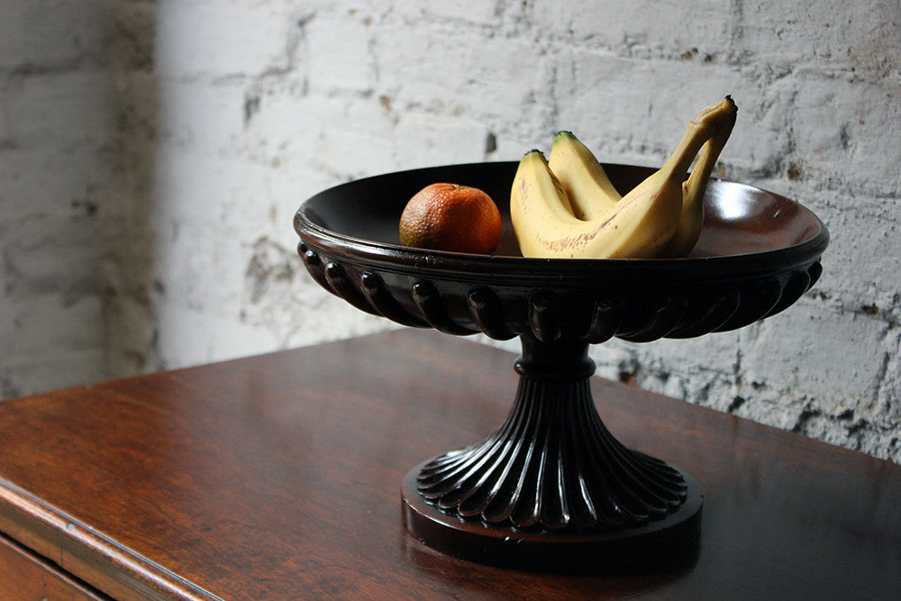 A Good George III Revival Mahogany Turned Tazza c.1910
