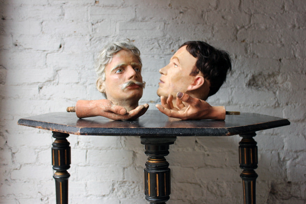 A Fine 20thC Male Portrait Mannequin Head