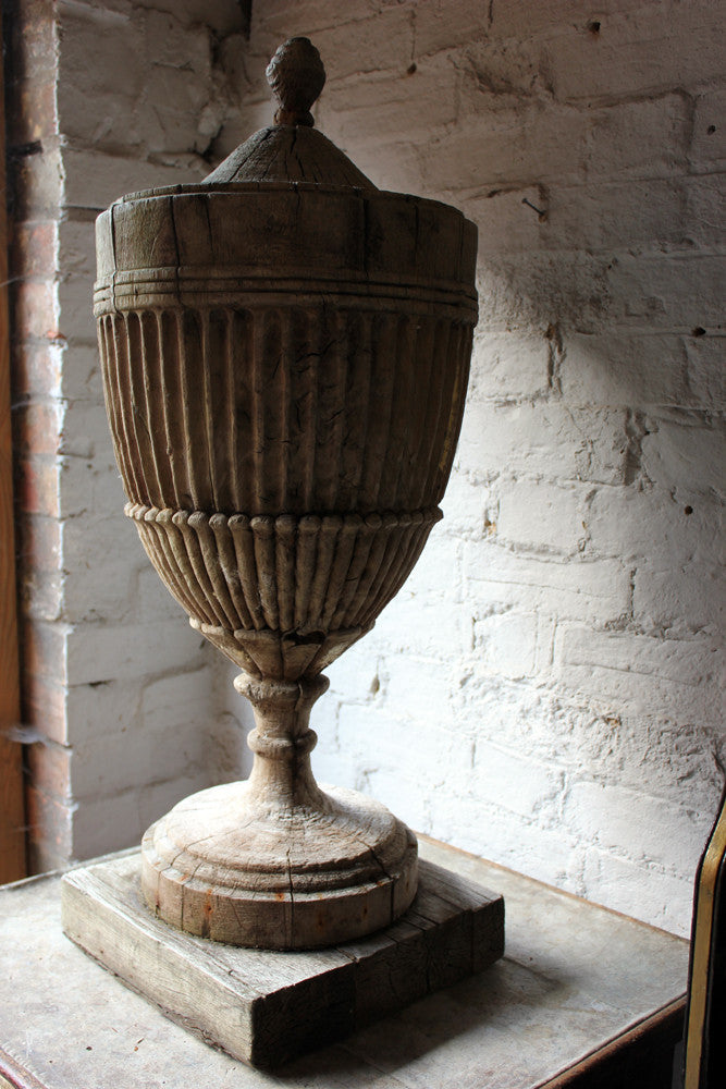 A Glorious Carved Classical Regency Period Architectural Urn Finial