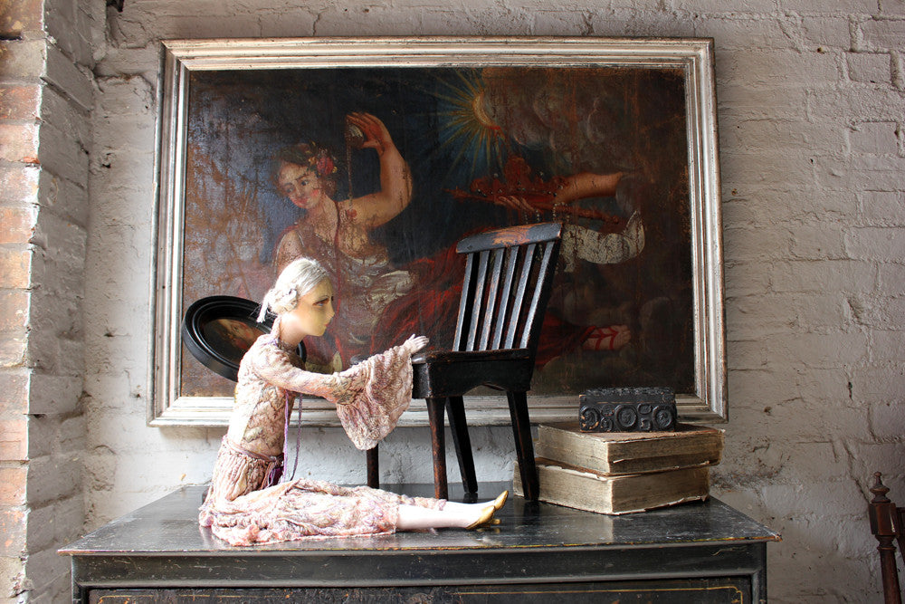 A Charming Primitive Scottish Child's Chair c.1800-20