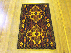 A Good Herat Belouche Rug: 151cm x 95cm