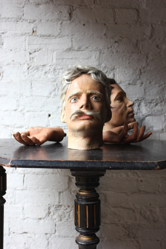 A Fine 20thC Male Portrait Mannequin Head