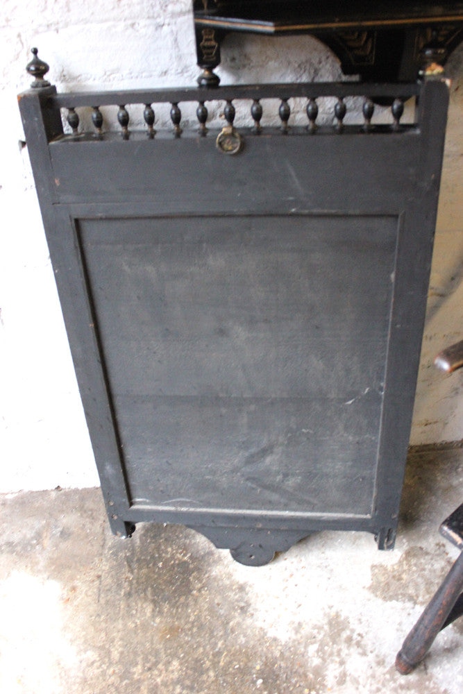 A Good Pair of Aesthetic Movement Ebonised & Parcel Gilt Wall Mirrors