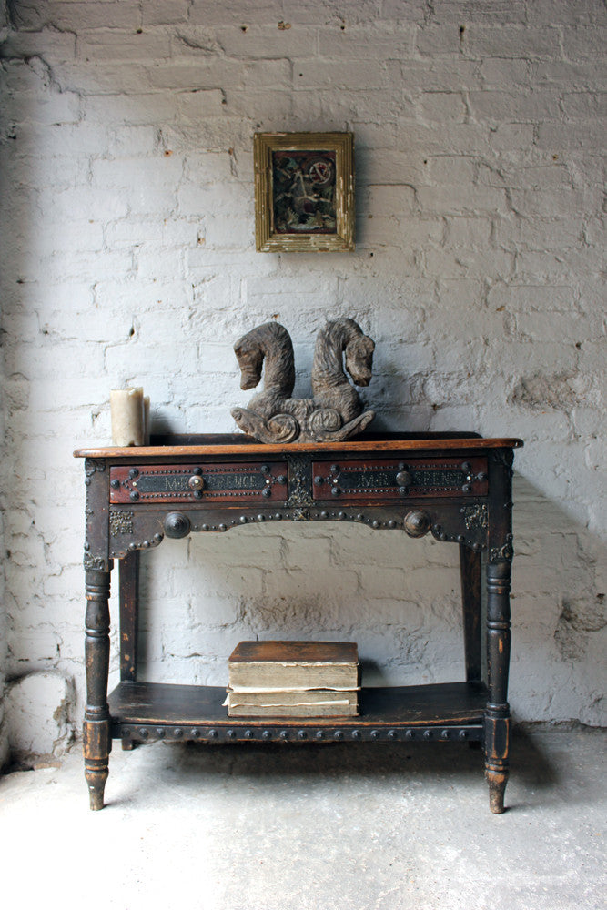 A Decorative Softwood Chip-Carving of Two Seahorses